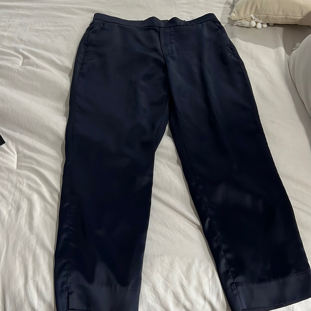 Navy Blue silky dress pants